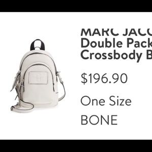 Marc Jacobs mini double pack crossbody bag